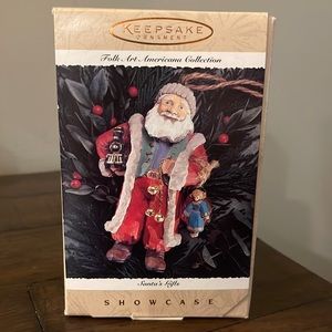 Hallmark Santa's Gifts Folk Art Americana Collection 1996